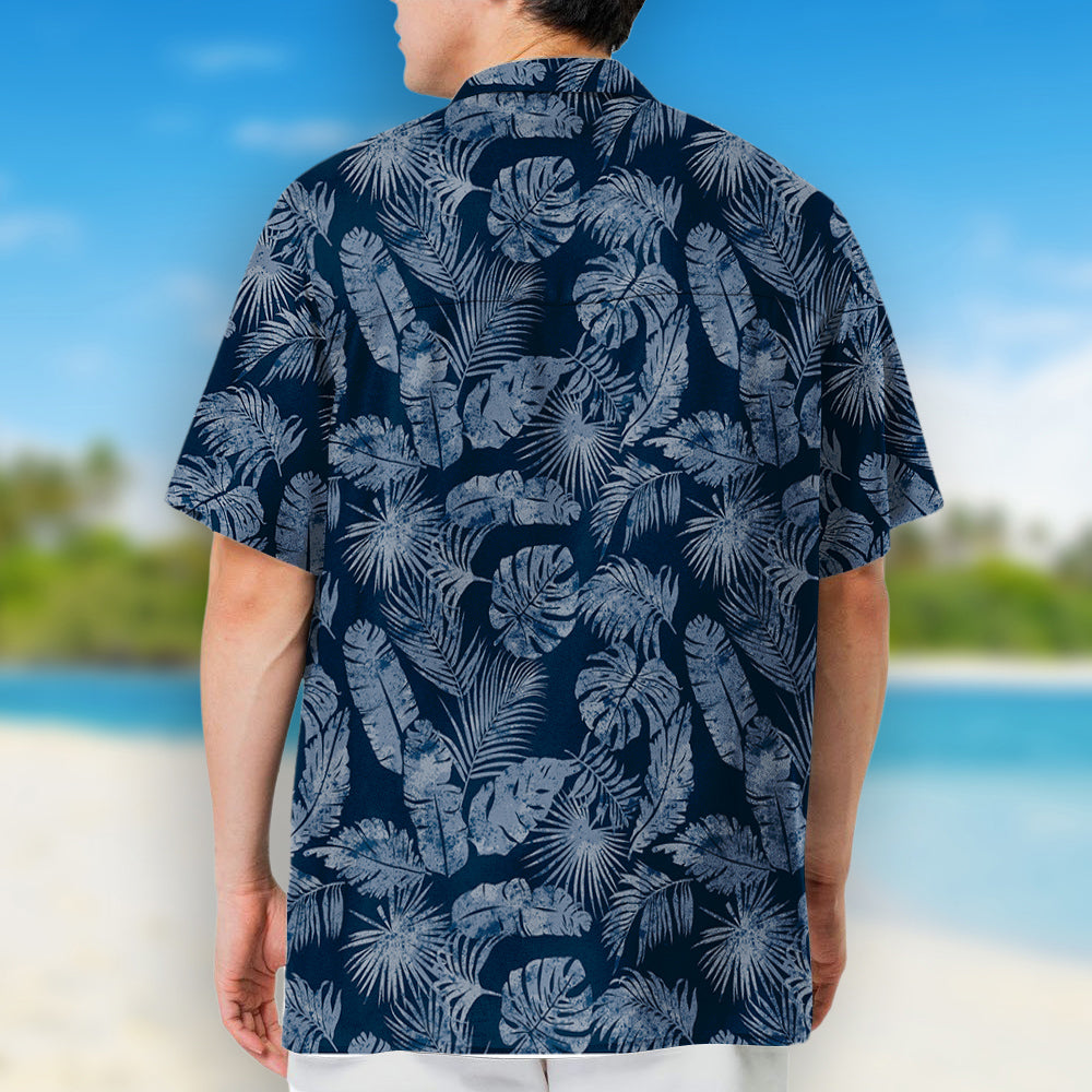 Hooked on Daddy - Personalized Hawaiian Shirt - Gift For Fishing Dad, Father's Day Gift Idea