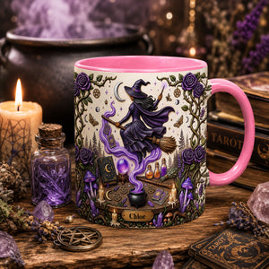 The Witch Coffee Accent Mug - Personalized Gifts For Witch Lovers