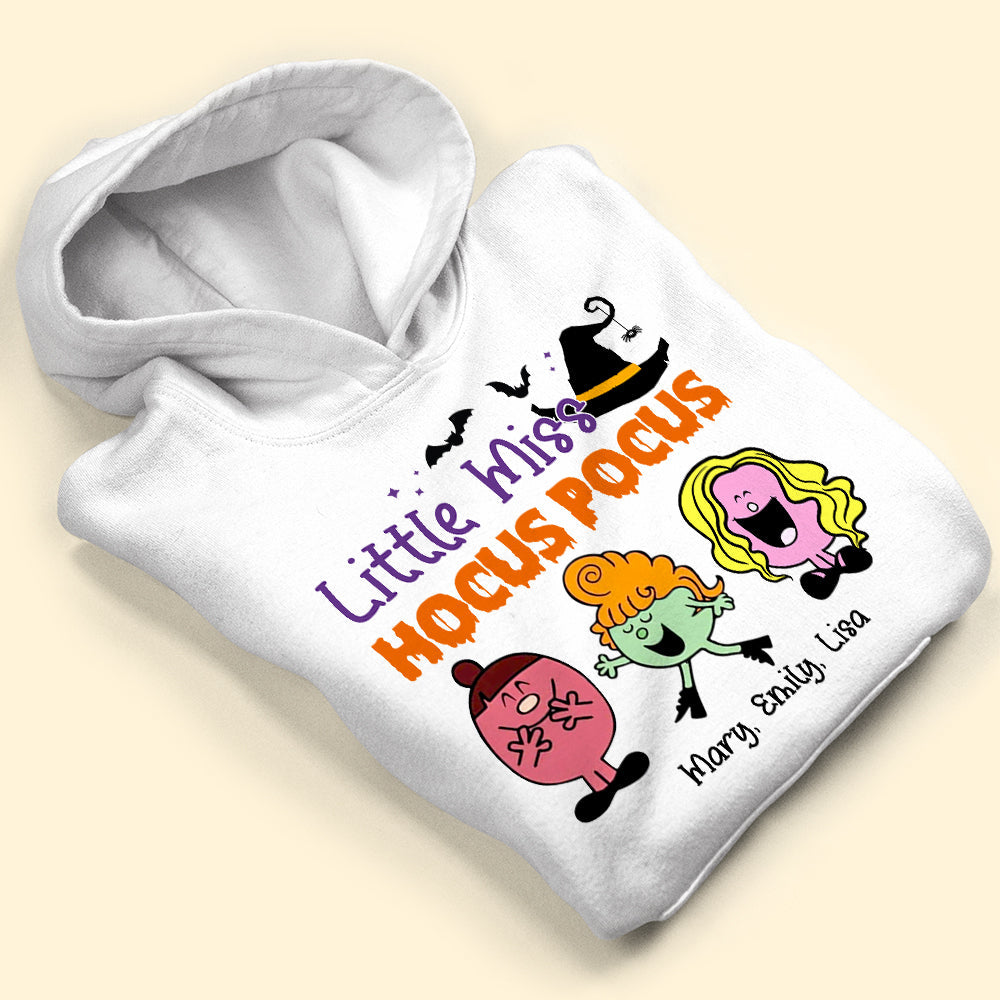 Little Miss Hocus Pocus - Personalized Apparel - Halloween Gift For Kids, Gift For Sister, Besties