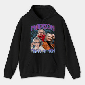 90's bootleg custom photo - Personalized photo hoodie