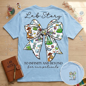 To Infinity And Beyond For Our Patients - Personalized T-shirt For Nurses Doctors
