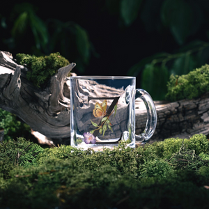 Custom Monogram Mug Clear Coffee Mug Personalized Mug Bridal Party Mugs Bridesmaid Proposal Gift for Her Custom Name Mug Custom Tea Cup