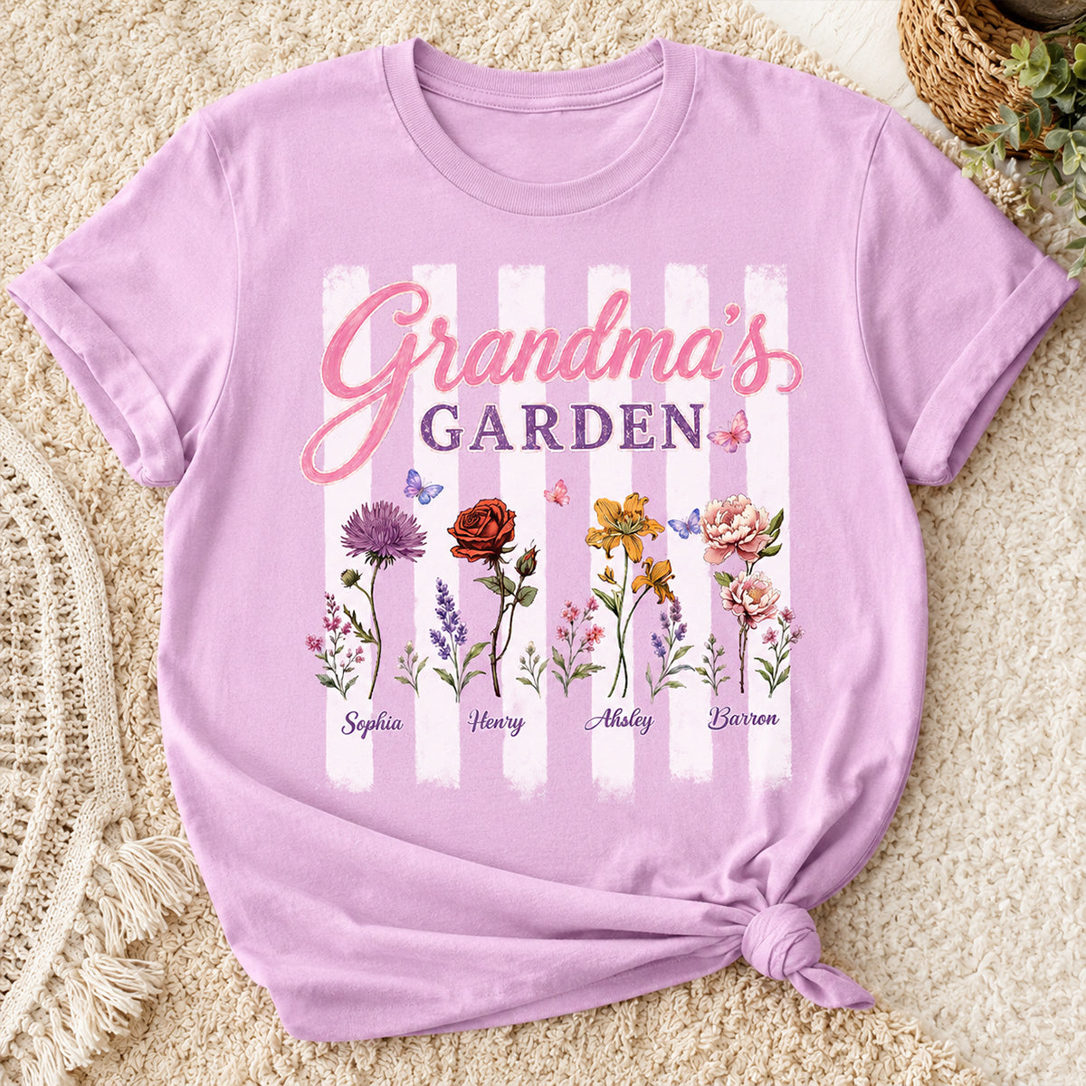 Grandma's Garden Preppy Stripe - Personalized Shirt - Trendy Summer Tee for Grandma 3_a2ca7358-fade-4de5-bb68-f703f444e86a.jpg