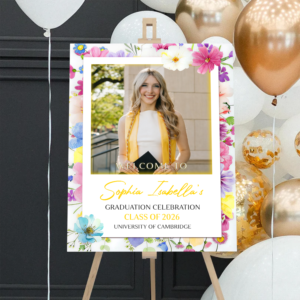 Floral Personalized Graduation Welcome Sign Party 3_a98e77b3-1101-4842-920b-9fd0b2585978.png