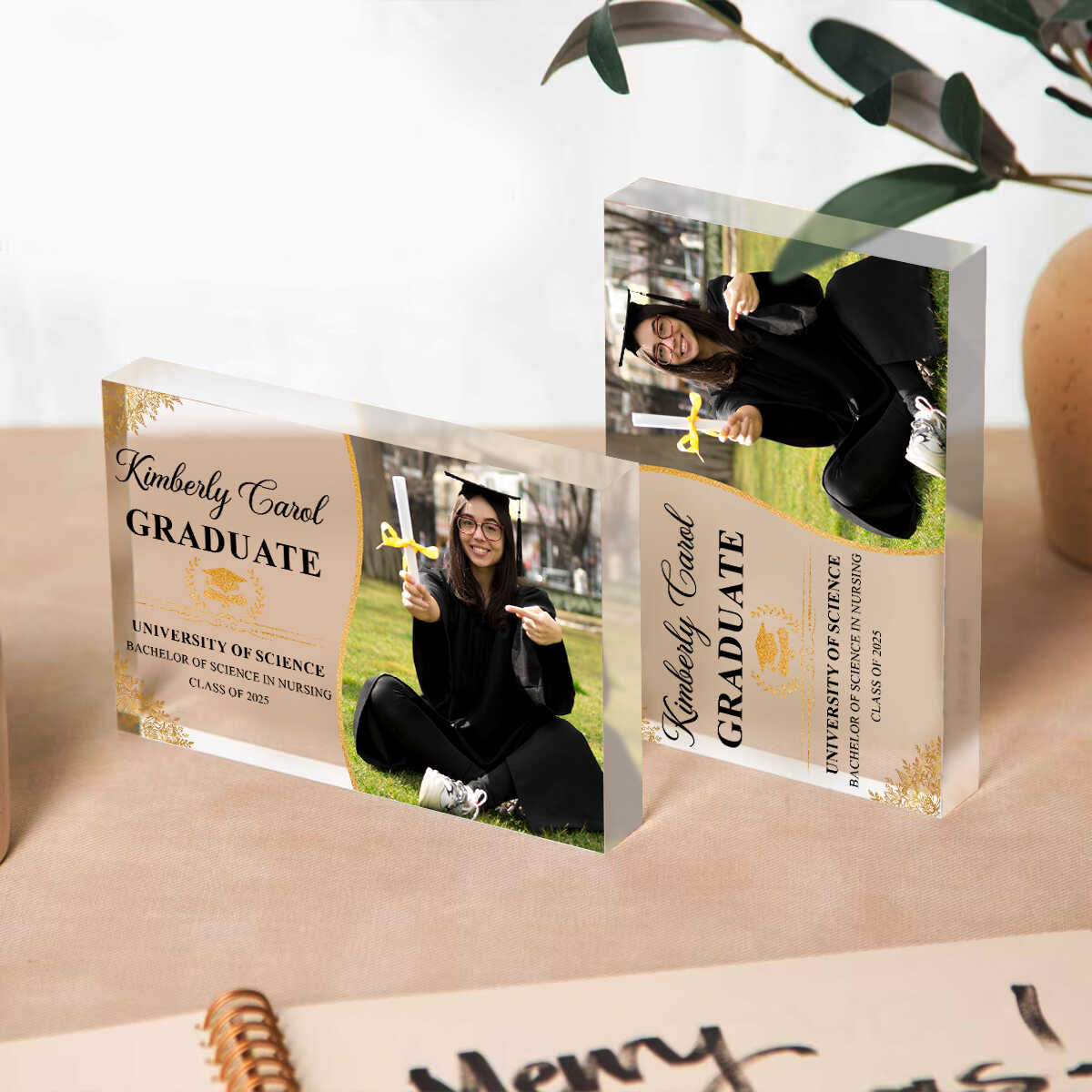 Personalized Graduation Acrylic Gifts, Custom Photo Acrylic Plaque, Grad Gift Acrylic Plaque, New Graduate Gift, Graduation Gift