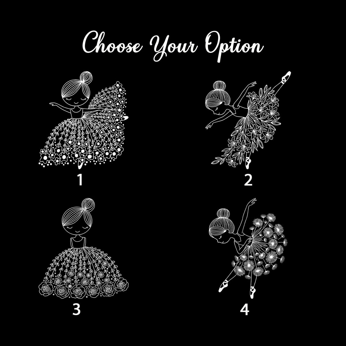 Personalized Ballerina Acrylic Night Light, Custom Name LED Lamp for Girls, Floral Dance Decor, Kids Bedroom Gift, Birthday Nursery Light