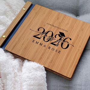 2026 Graduation Party Guest Book College or High School Graduation Gift for Her 2026, Graduate Photo Guest Book Album, Graduation Scrapbook