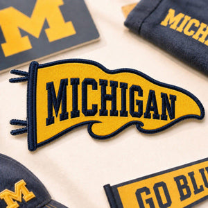 Embroidered Patch College Pennant, Custom School Name Embroidery Keychain, University Pride Accessory