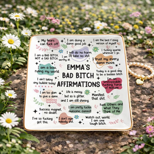 My Affirmations - Personalized Jewelry Dish - Gift For Friend, Daughter, Gift For Her