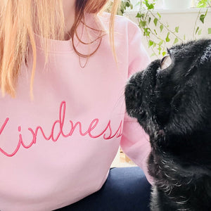 Kindness Embroidered Sweatshirt