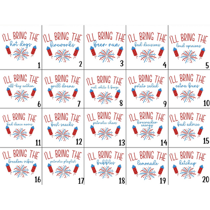 Funny 4th of July Shirts, I'll Bring The Fourth of July TShirts, Family Matching Independence Day Tees, Patriotic Friends Group Shirts