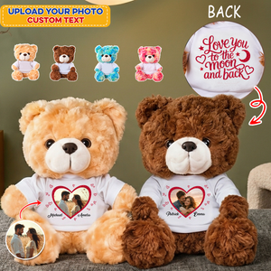 Love You To The Moon and Back - Personalized Teddy Bear