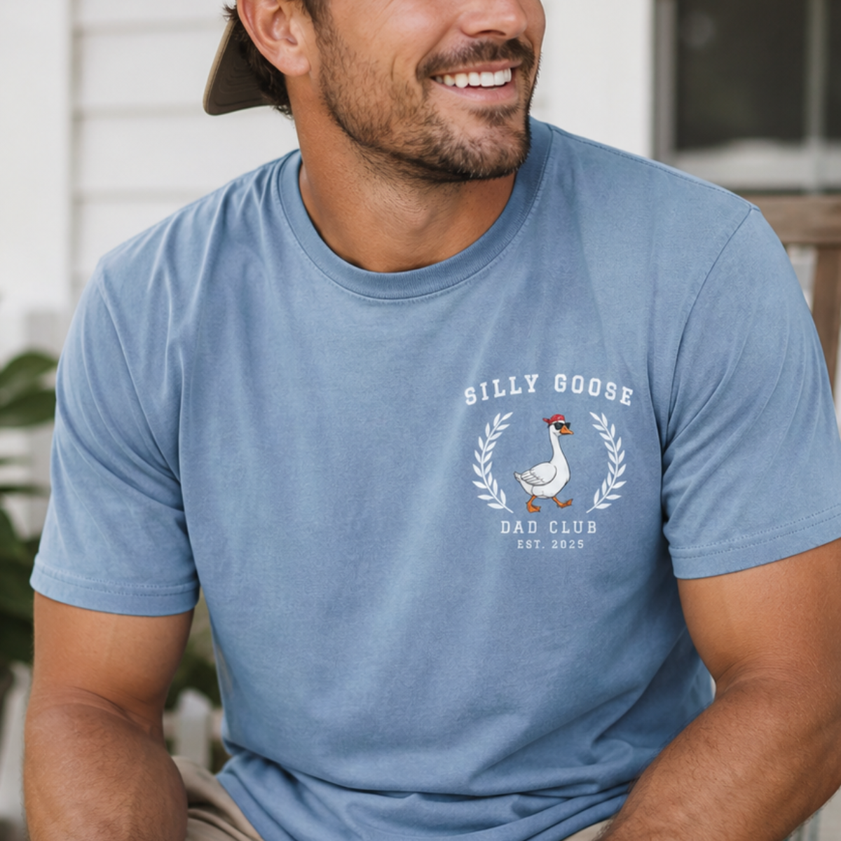 Funny Dad Goose Shirt, New Dad Gift, Goose Dad Tee, Baby Announcement Shirt, Fatherhood Gift For Dad, Matching Family Tee