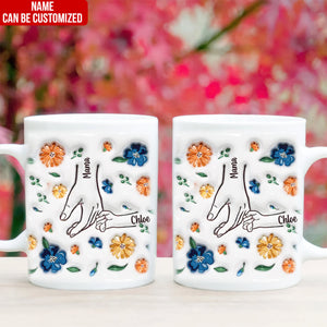 Mom Hold Our Hands Also Our Hearts - Personalized 3D Inflated Effect Printed Mug - Gift For Mother 3_a8fe1726-fada-494e-a1c7-5026a852398f.jpg?v=1713931164