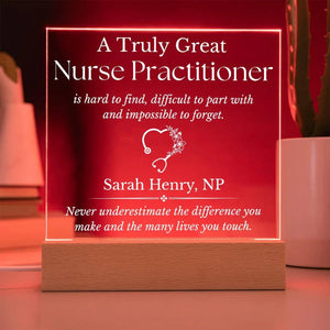 Personalized Nurse Practitioner Sign, Nurse Practitioner Graduation Gifts, Gifts for Nurse Practitioner, Nurse Practitioner Appreciation, NP