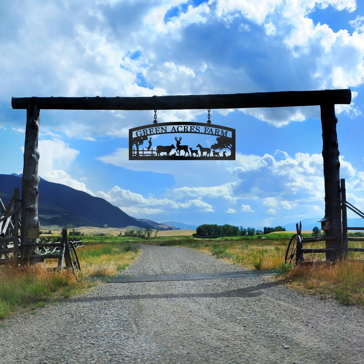 Custom Metal Signs, Farm Metal Sign, Custom Farm Wall Art, Large Metal Wall Art, Farmhouse Metal Sign, Farmhouse Decor, Farmer Gift