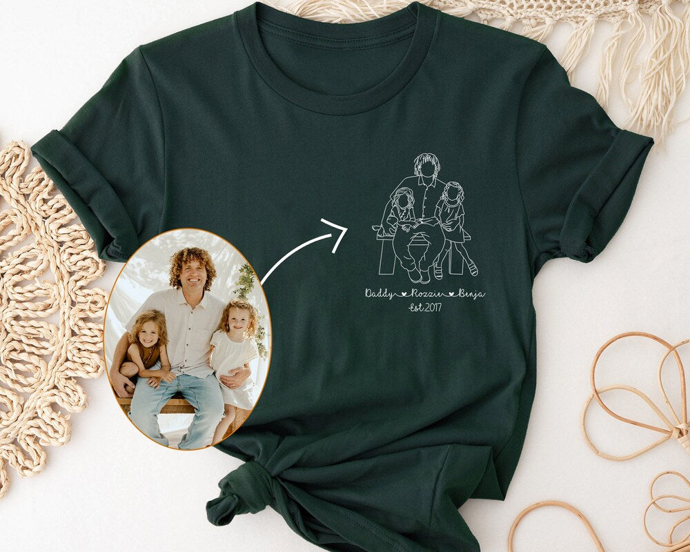 Custom Portrait From Photo Shirt, Outline Picture Shirt, Custom Portrait Shirt, Hand Drawn Line Art Shirt, Dad Shirt, Dad Birthday Gift 3_5fe46255-9732-424b-897c-7887f7399ade.jpg?v=1713320583