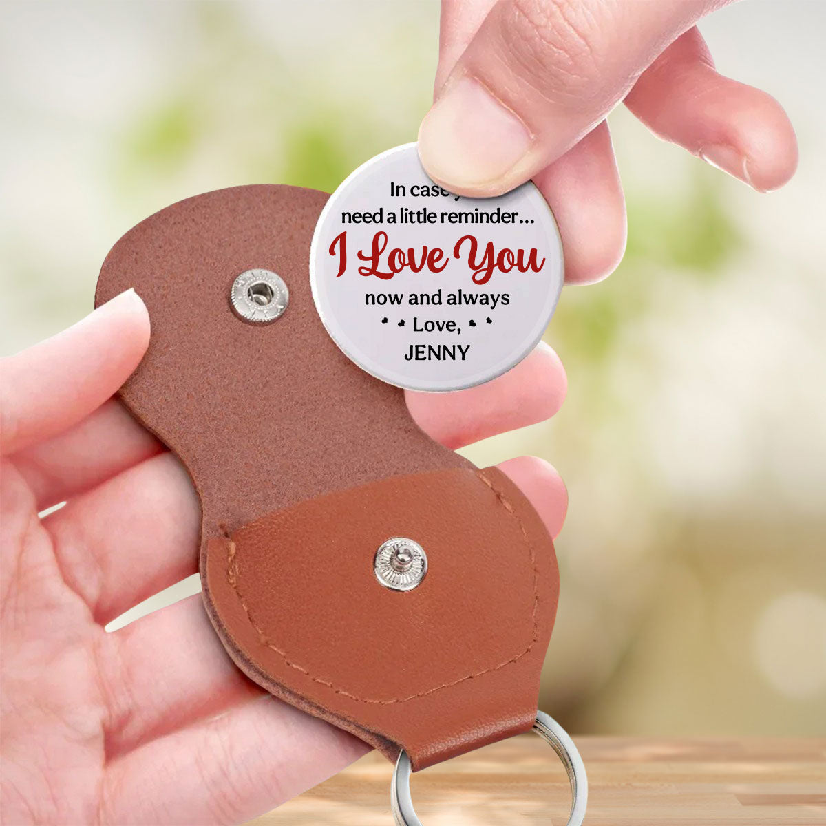 In Case You Need A Little Reminder - Personalized Pocket Hug - Gift For Couple, Anniversary Gift