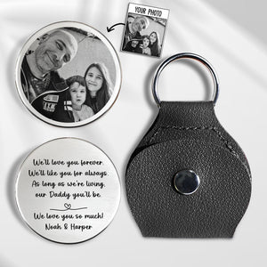 We Love You So Much - Personalized Pocket Hug - Memorial Gift For Mom, Dad, Grandpa & Grandma