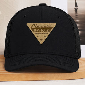 Classic Year Limited Edition - Personalized Leather Patch Hat