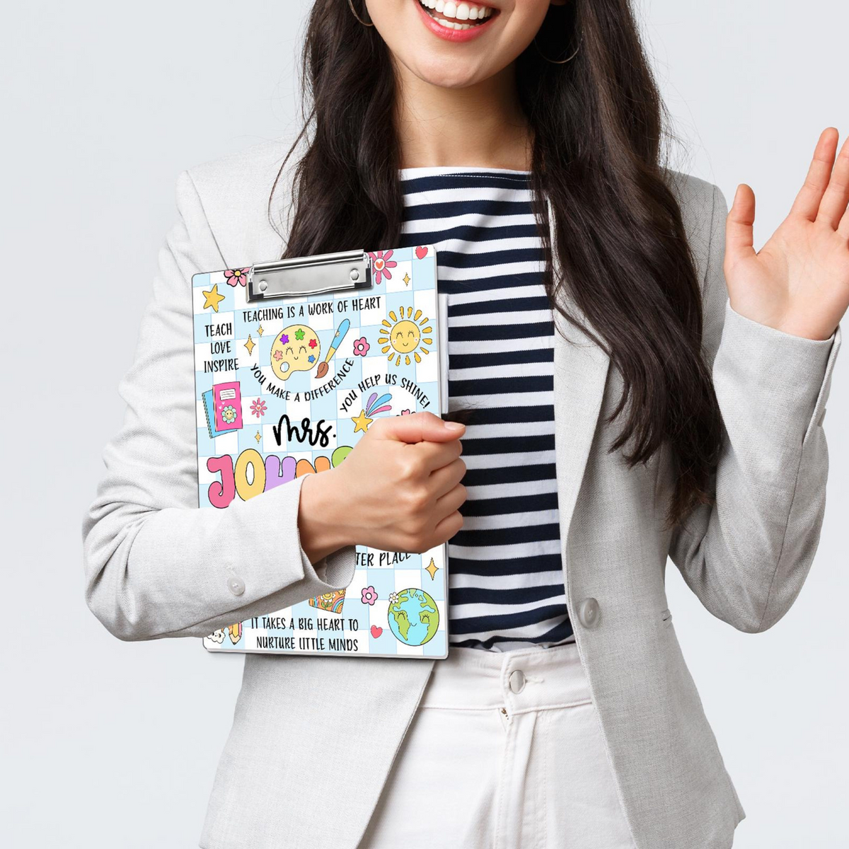 Custom Teacher Gifts, Personalized Teacher Clipboard, Teacher Appreciation Gift, Thank You Teacher Gift, Custom Clipboard with Teacher Name