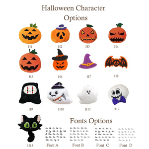 Custom Halloween Candy Basket Name Embroidery, Trick or Treat Tote Bag, Kids Pumpkin Bucket, Soft Rope Halloween Decor Bag, Halloween Gifts