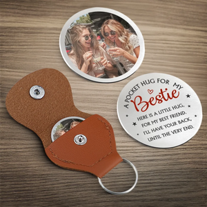A Pocket Hug For My Bestie - Personalized Pocket Hug - Gift For Bestie, Friend, Soul Sister