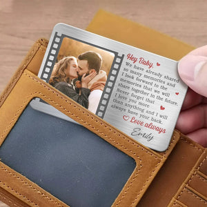 I Will Always Have You Back - Personalized Wallet Insert Card - Gift For Couple, Anniversary Gift, Valentine's Day Gift