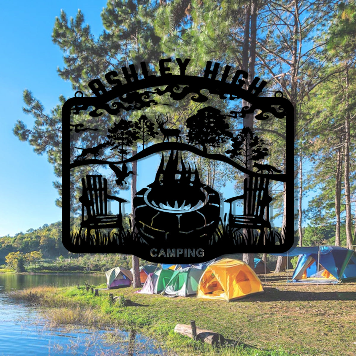 Custom Winter Garden Entry Metal Sign, Personalized Metal Ranch Name Sign, Unique Christmas Gift, House Garden Metal Decor, Anniversay Gift