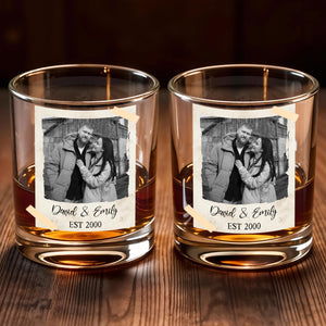 Capture Treasured Moments, Whiskey Glass, Gift for Couples