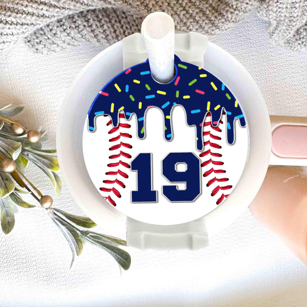 Personalized Baseball Lovers Gifts, Custom The Drip Baseball Tumbler Name Plate, Gift For Baseball Mom