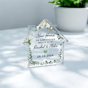 First Home Acrylic Plaque, New Home Gifts, New House Gift, Gift for New Homeowners, New Home Gift, First Home Frame