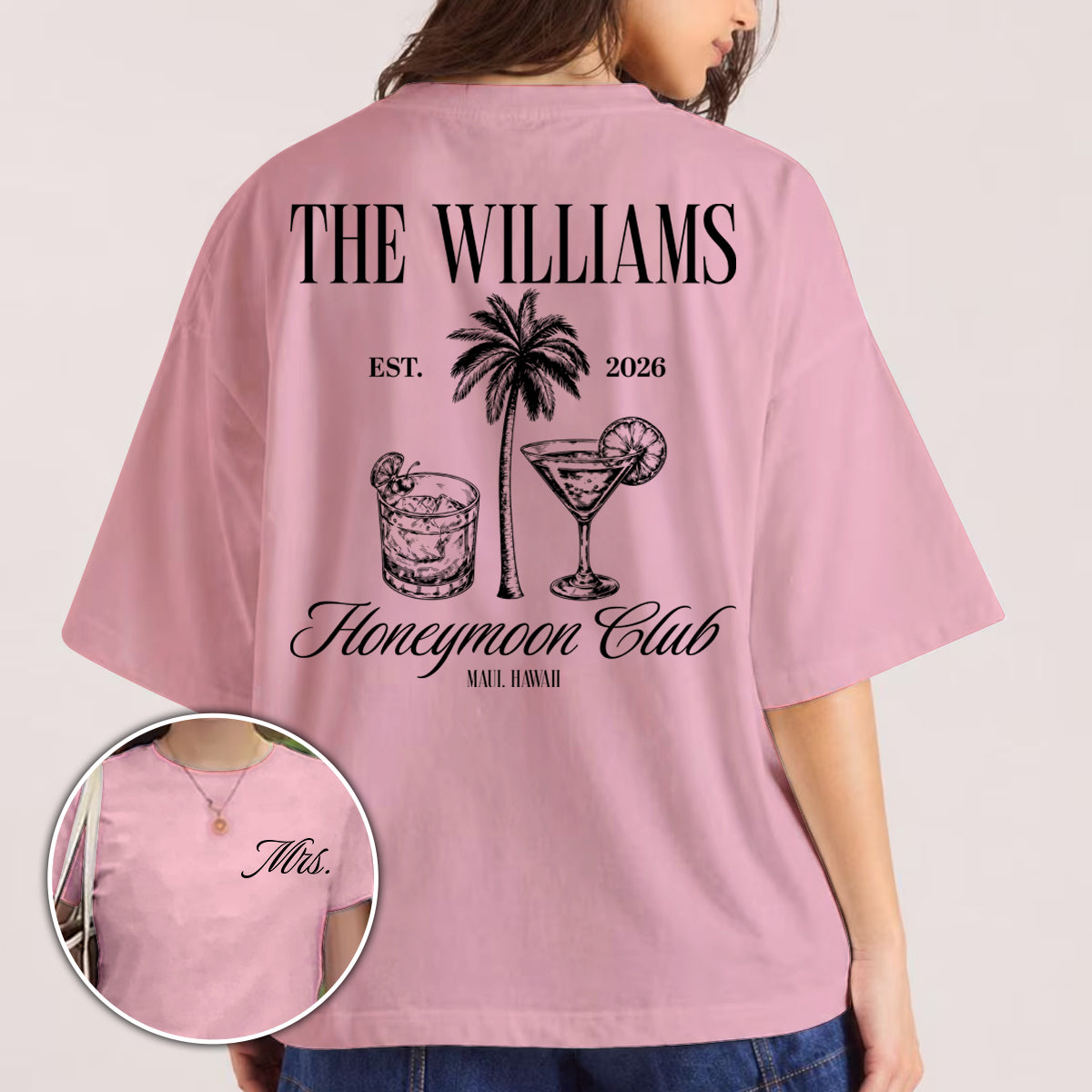 Honeymoon Club Shirt, Custom Mr And Mrs Shirts, Newlywed Wedding Shirt,