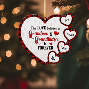 Grandchilds Make My Heart - Real 3D Raised Ornament