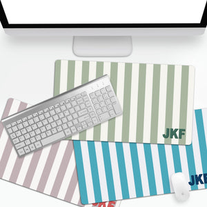 Custom Desk Pad, Personalized Cushion Monogrammed Office Decor, Reversible NonSlip Neoprene Mat, Teacher Gift, Dorm Essential, Girl Boss Office