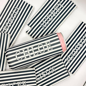 Monogrammed Slim Can Cooler Personalized Bachelorette Favor Grandmillennial Skinny Can Cooler Custom Bridal Party Gift Bridesmaid Gift Idea