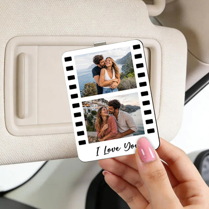Mini Cinema Memories - Personalized Acrylic Car Visor Clip