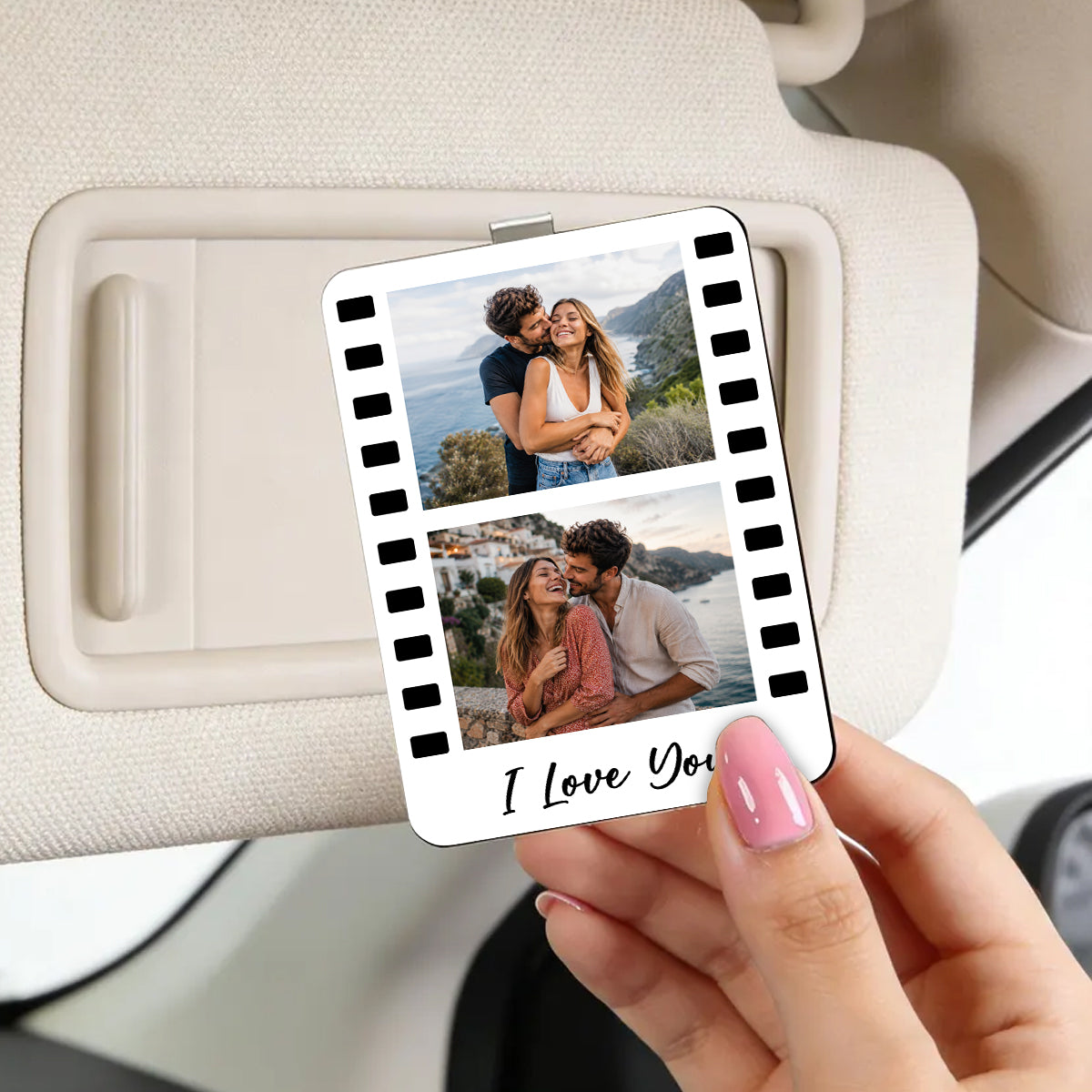 Mini Cinema Memories - Personalized Acrylic Car Visor Clip