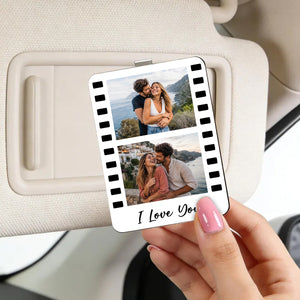 Mini Cinema Memories - Personalized Acrylic Car Visor Clip