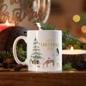 Christmas Mug Custom Name - Personalized Mug - Christmas Gift