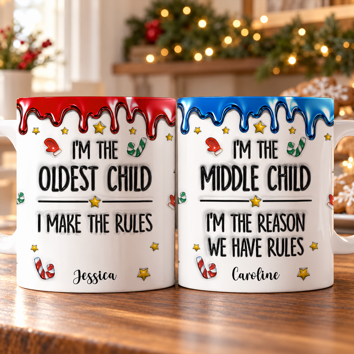 Who Makes The Rules - Personalized Ceramic Coffee Mug