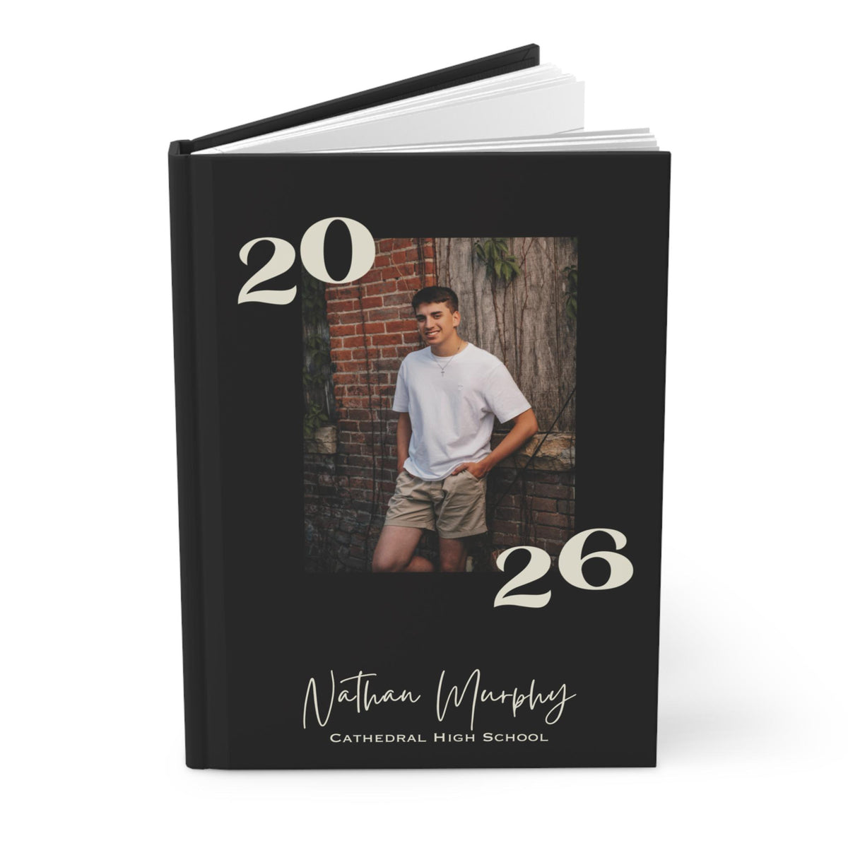 Graduation Note Book, Class of 2026 Grad Party Book, High School Collage Graduation Gift, Graduation Advice Book, Personalized Custom