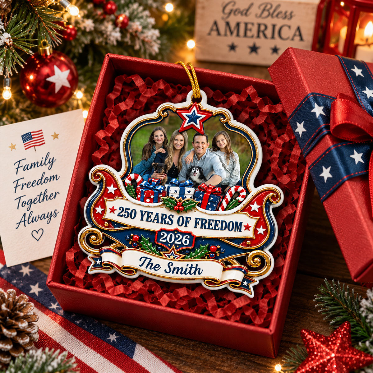 Our Christmas Crew - Real 3D Raised Ornament