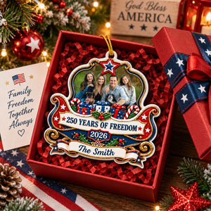 Our Christmas Crew - Real 3D Raised Ornament