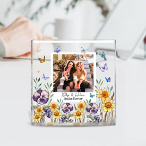 Personalized Bestie Photo Acrylic Block, Bestie Gifts, Gift for Bestie, BFF Gift, Best Friend Birthday Gift, Friendship Gift, Gift For Her