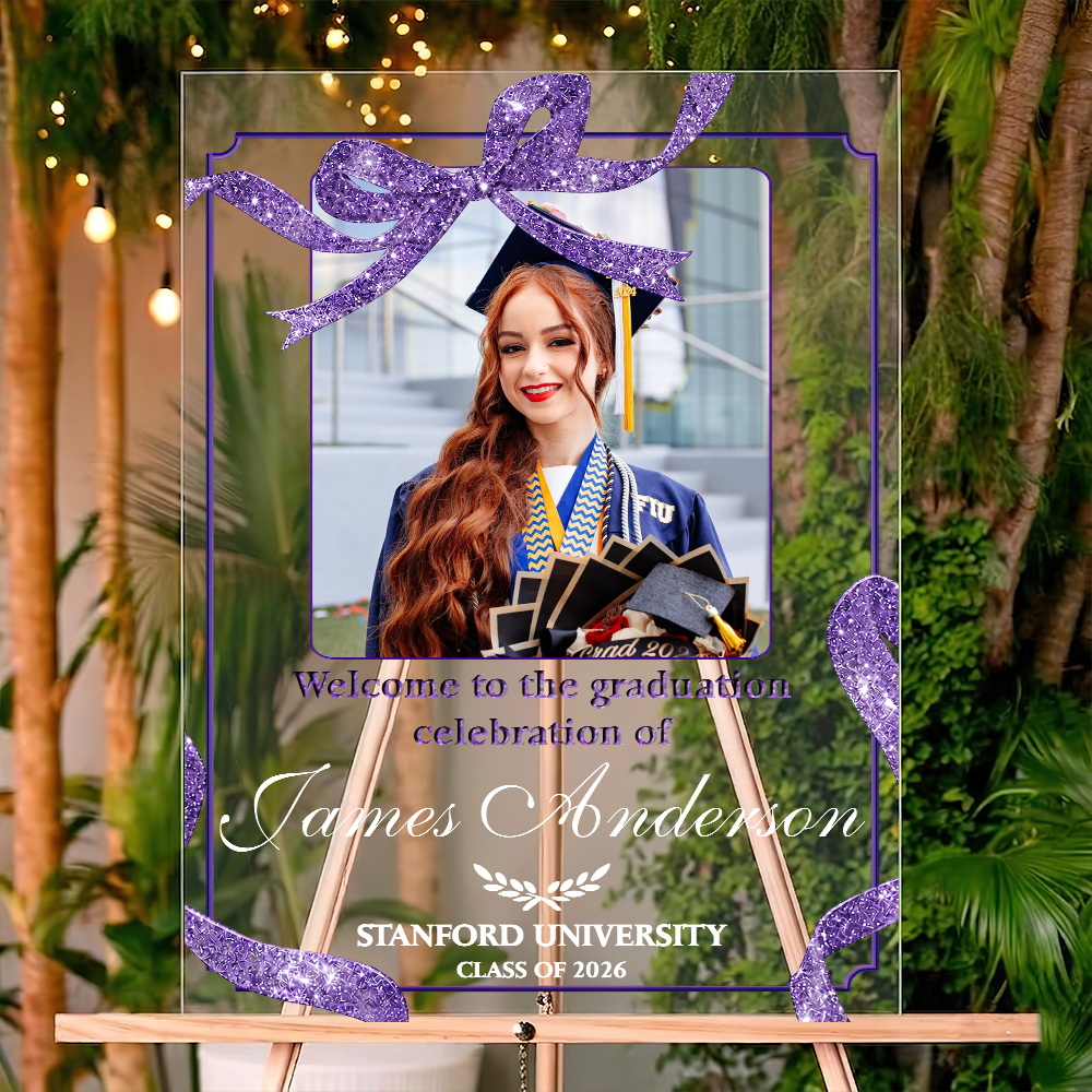 Graduation Decoration Personalized Acrylic Welcome Sign