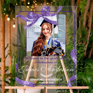 Graduation Decoration Personalized Acrylic Welcome Sign