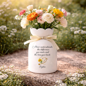 Custom Nurse Ceramic Vase, Nurse Graduation Gift, Custom Name Nurse Stethoscope Floral Heart Flower Vase, Nurse Appreciation Gifts, Nurse Gift