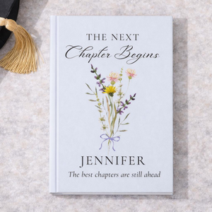 Personalized Graduation Gift Journal, Class of 2026 Keepsake, Custom Name Notebook, Congratulations Gift