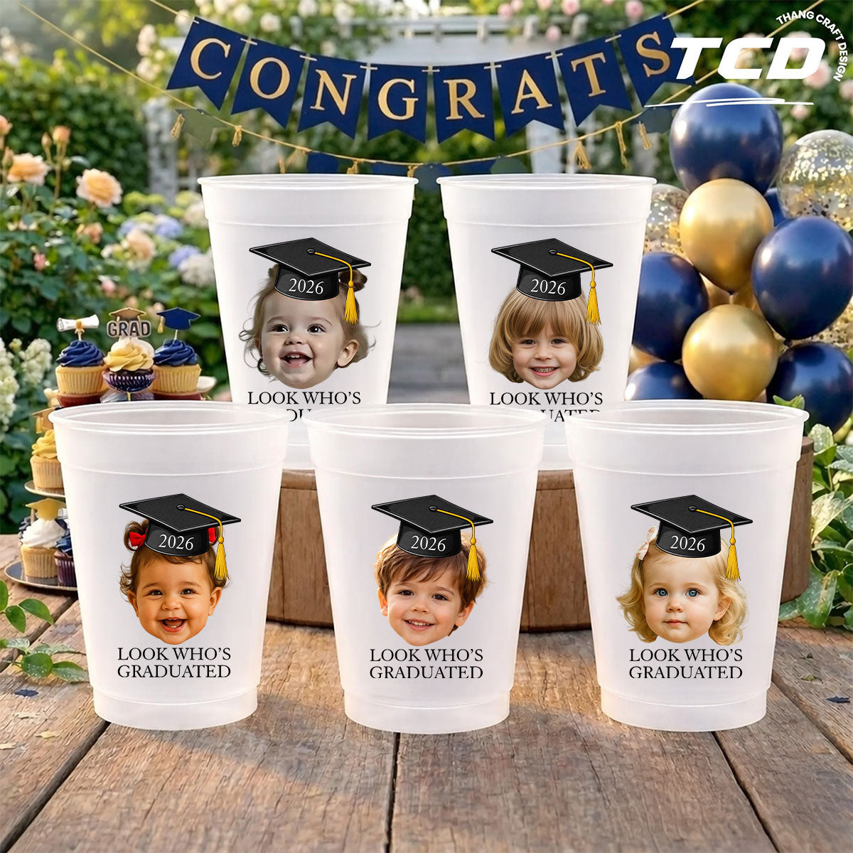 Look Who's Graduated - Personalized Cups